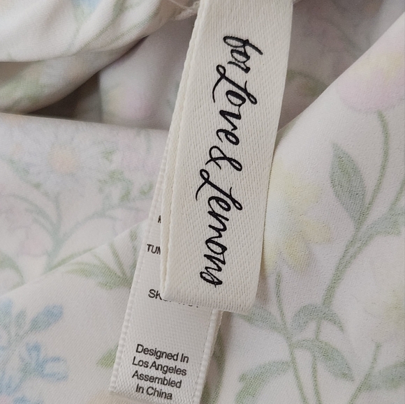 New!For‎ Love & Lemon Glitter Garden Cap Sleeve Dress - Picture 13 of 15